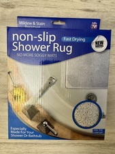 Non-Slip Aqua Shower Rug Mat