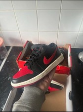 Jordan 1 Low Gym Red Black size uk 3  