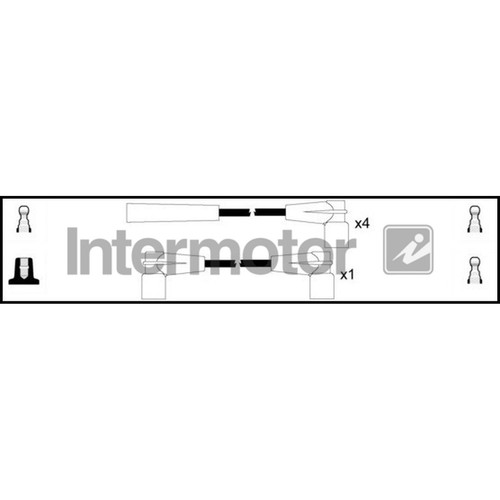 Leads ignition cables kit - ht,
