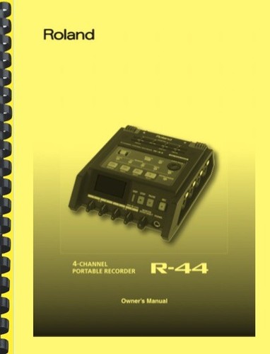 Roland digital recording - roland, r-44