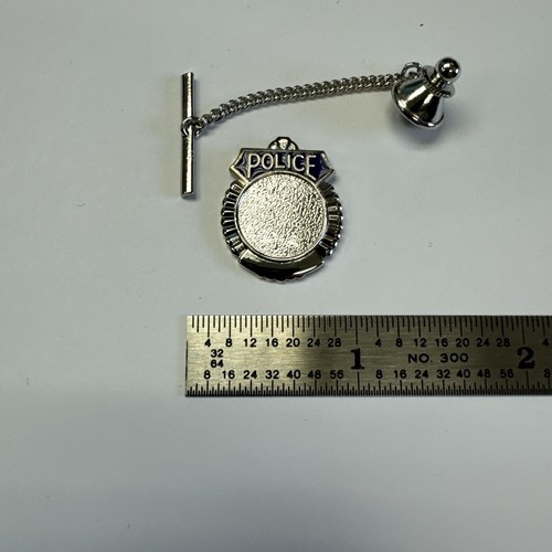 Police badge silver - silver, tac