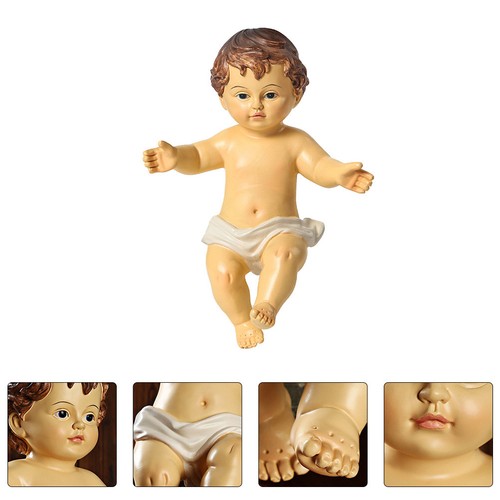 1pc jesus baby statue ornament - jesus,