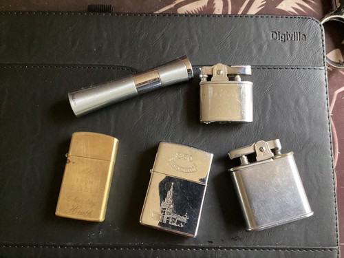 Assortment old lighters - an, of