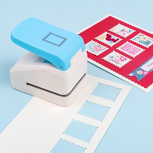 Postage stamp embossing punch - postage,