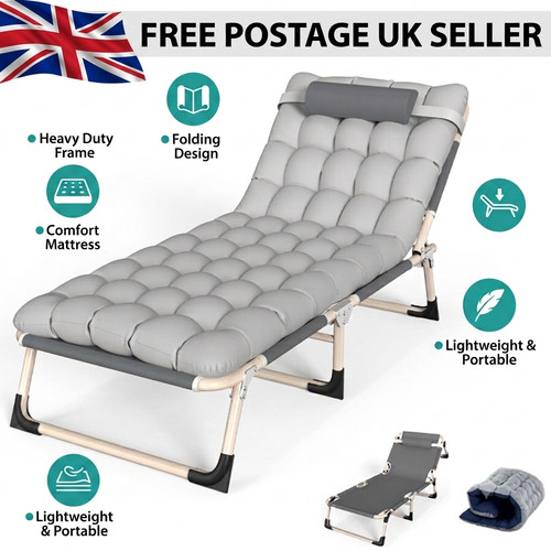 Foldable camping bed - foldable, travel
