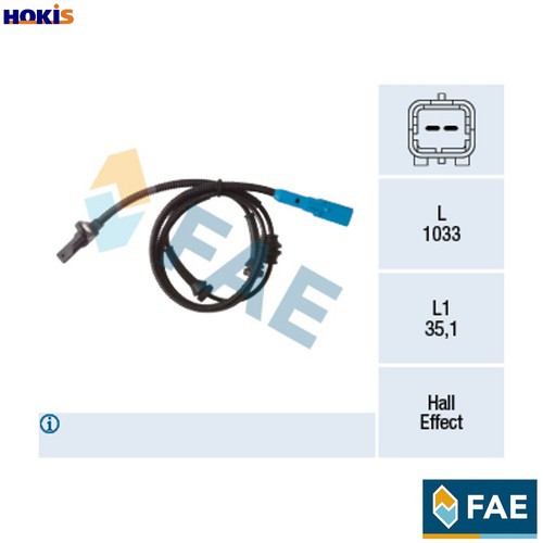Sensor wheel speed 78313 - wheel,
