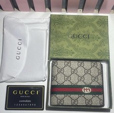 Gucci wallet bifold web stripe
