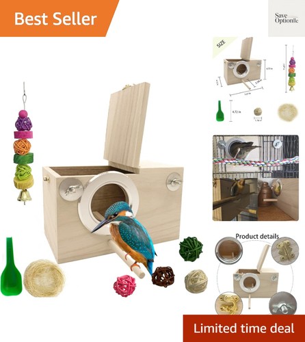 Parakeet breeding box - box, birds
