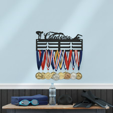 Personalised swimming medal - personalised,