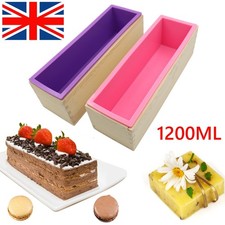 Wood Loaf Soap Moulds with Silicone Mold Cake Making Wooden Box For 1.2kg soap