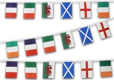 RUGBY 6 NATIONS FABRIC BUNTING