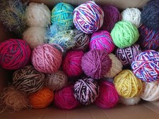 400g Job Lot Bag fancy Yarn