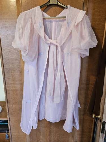 Vintage pink brushed nylon - ,