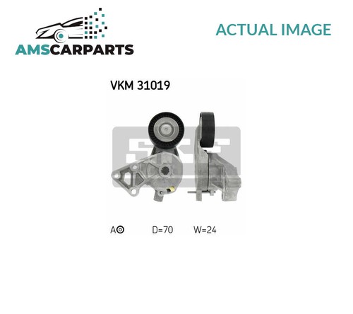 Ribbed belt tensioner pulley - v-ribbed,