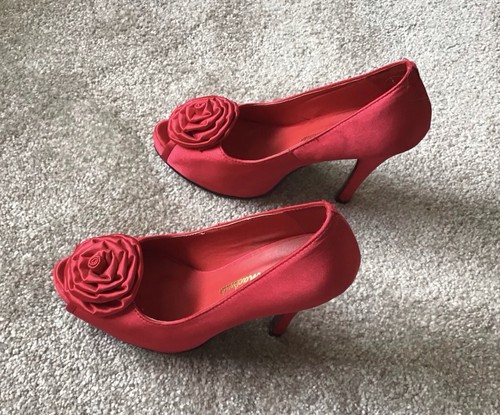 Women red satin - women’s,