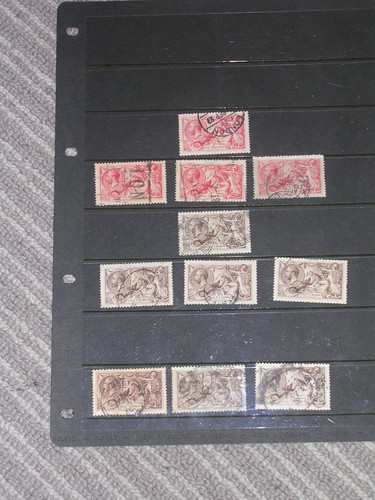 Stamps seahorses earlier - gb,