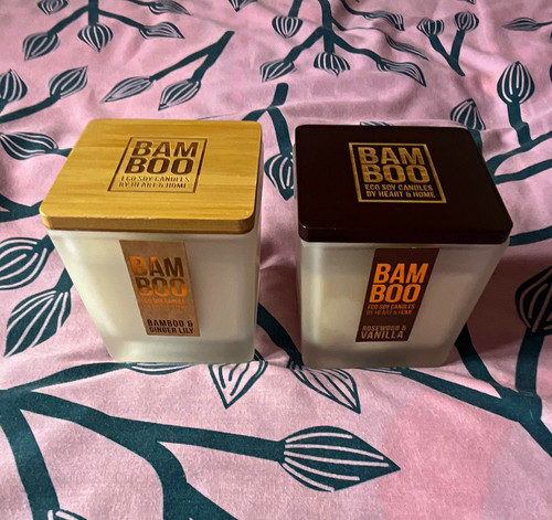 Brand new bamboo heart - new,
