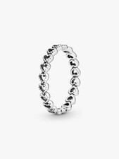 Pandora Beaded Heart Ring S925