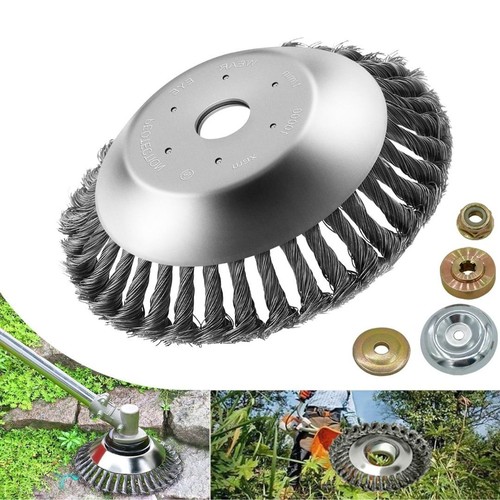 Steel wire brush strimmer - wire,