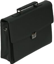 Executive Laptop Briefcase Business Satchel Work Case Shoulder Bag PU Leather