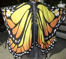 maxToonrain Womens Yellow & Orange Butterfly Wings Fancy Dress