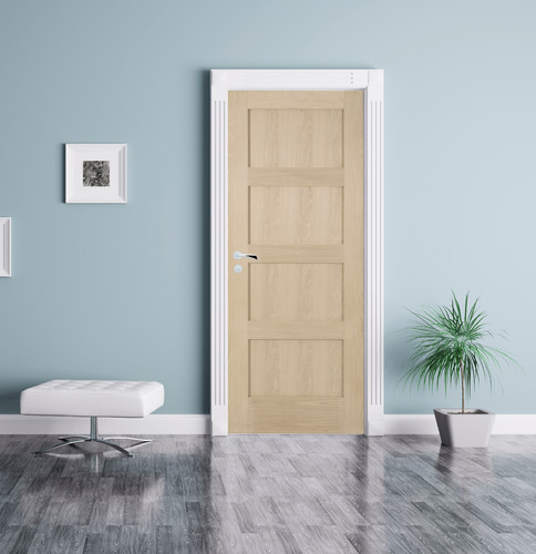 Internal oak shaker door - shaker, 4