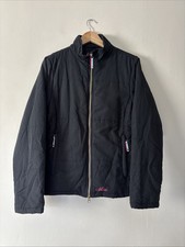 Musto Signature Black Quilted Coat Jacket Size UK 14