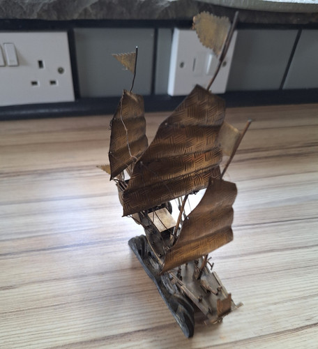 Antique chinese silver junk - antique,