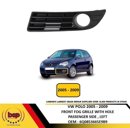 Polo 2005 2009 front - front, bumper