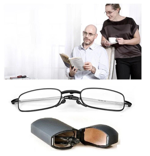 Black frame folding reading - frame,