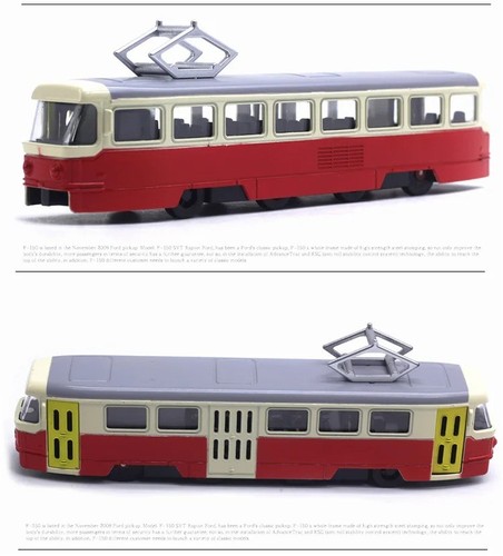 High simulation alloy tram - high,