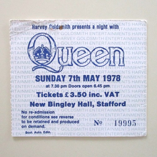Queen 1978 new bingley - queen,