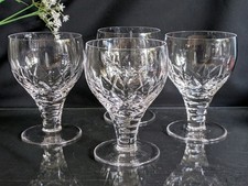 Four Stuart Crystal Beau Water Goblets or G&T Glasses