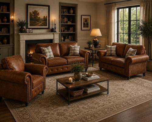 Tan brown traditional - brown, fabric