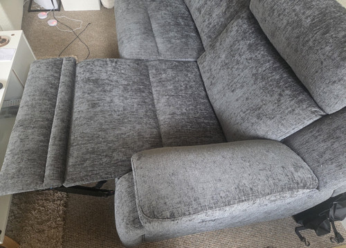 Grey fabric seater - grey,
