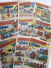 9 x WHIZZER AND CHIPS COMICS