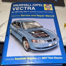 Vauxhall/Opel - Vectra Petrol & Diesel 1999-2002 Service Manual 3930 - Haynes