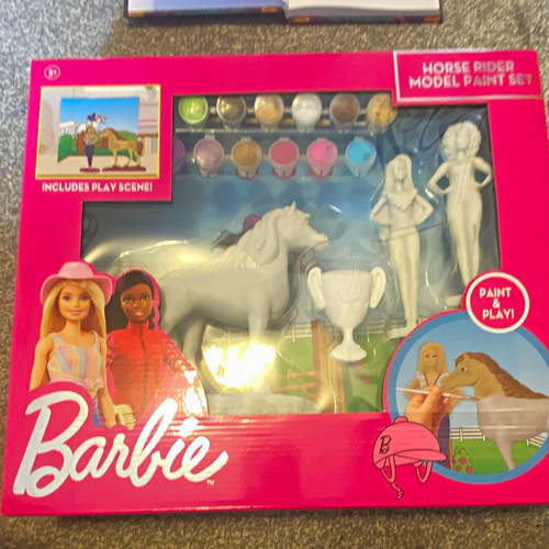 Barbie horse rider model paint - horse,