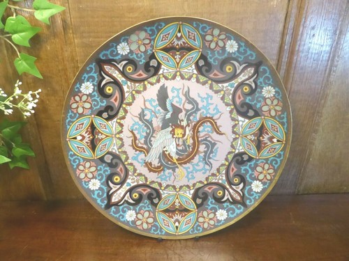 Antique meiji cloisonne o - antique,