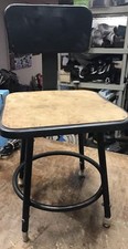 Vintage INDUSTRIAL STOOL steel