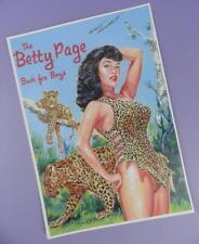 Betty Page (Book For Boys) Print, Limited Edition & Hand Signed Walt Howarth