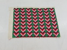 Vintage French Bargello Needlepoint Tapestry 93x62cm