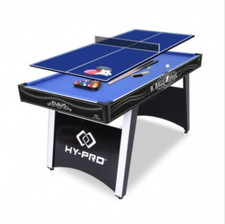 Hy Pro 5ft Snooker Table & Table Tennis | Compact Home Game Table Free Delivery