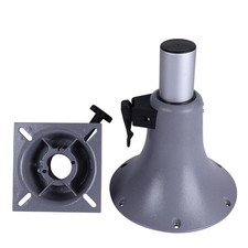 Adjustable Height Boat Seat Pedestal 360° Rotation for Captain Chair