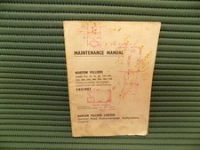 Norton Villiers Engines Maintenance Manual Two stroke singles.