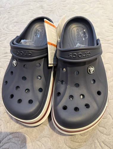 Crocs crocband clog navy - crocs, slip