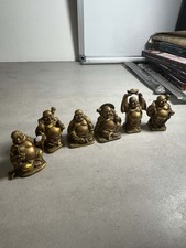 Set of 6 Resin Buddha