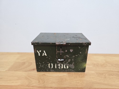 Vintage military ammo box - vintage,