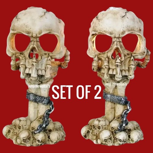 Skull tea light - candle, holder