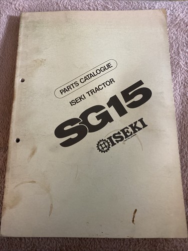 Iseki model sg13 tractor - iseki,